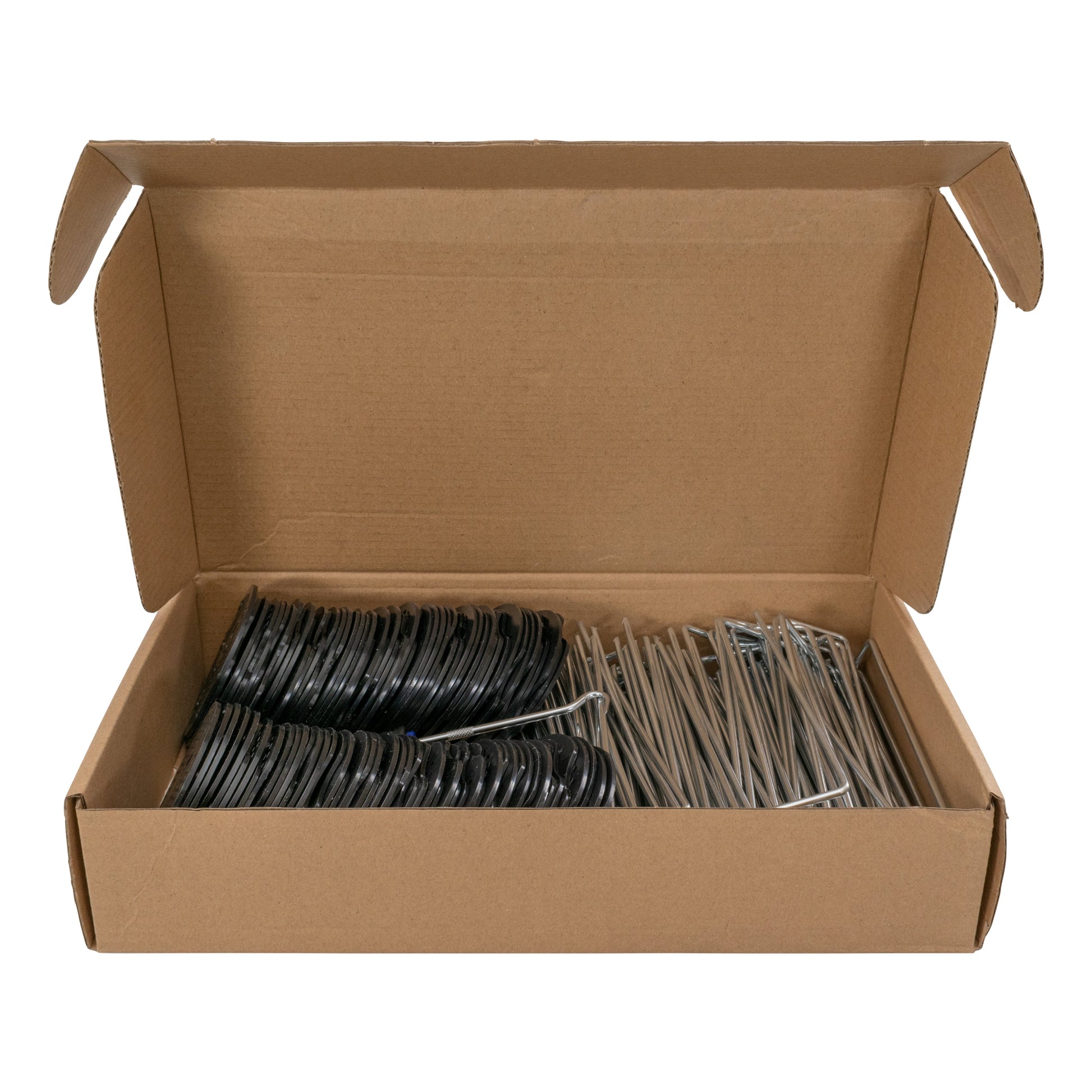 Weed Control Membrane Pegs Buffer Washer Set Red with Rubber Mallet - Best4Trade-Retail Lawn & Garden