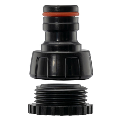 Female Tap Connector 1"-3/4" BSPF Max Flo Black/Orange - Best4Trade-Retail Garden watering