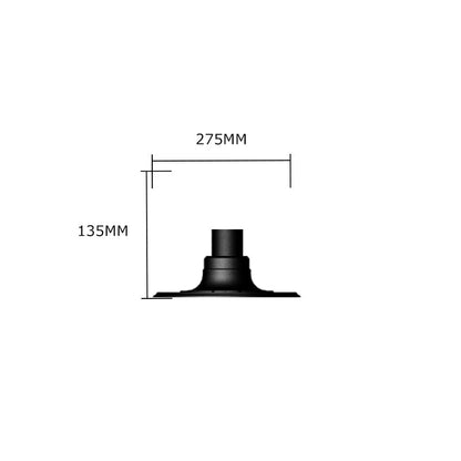 Traditional pier top with 60mm pipe (PM001)