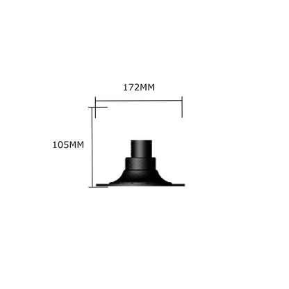 Traditional pier top with 42mm pipe (PM002)