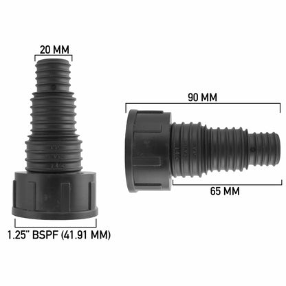 Pond Connector 1.25" BSPF- 20/25/32mm - Best4Trade-Retail POND