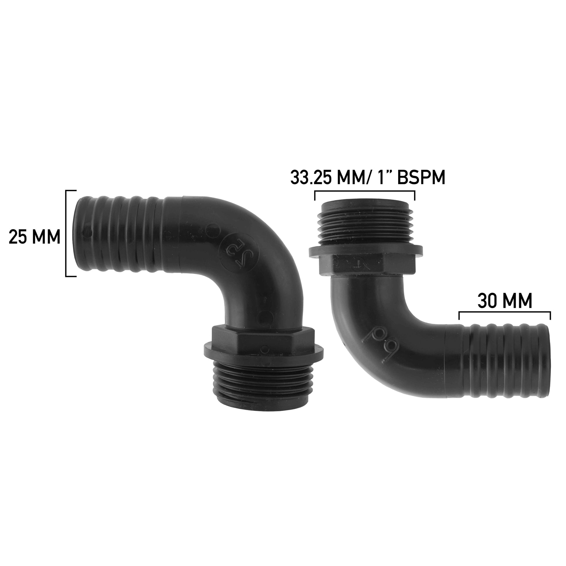 Pond Elbow Connector 1" BSPM- 25mm - Best4Trade-Retail POND