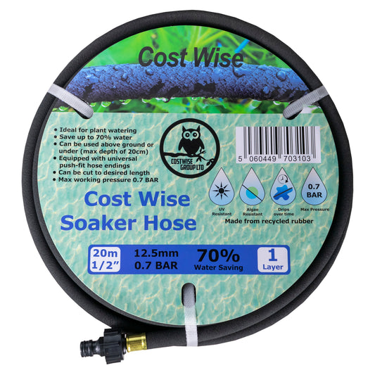Porous Pipe with Connector Cost Wise 20m - Best4Trade-Retail Garden watering