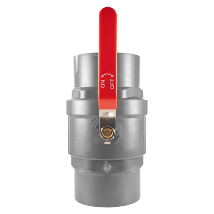 PP 3" BSPF Stopcock with Stainless Steel Ball Valve and Handle - Best4Trade-Retail Tech Hose & Fittings