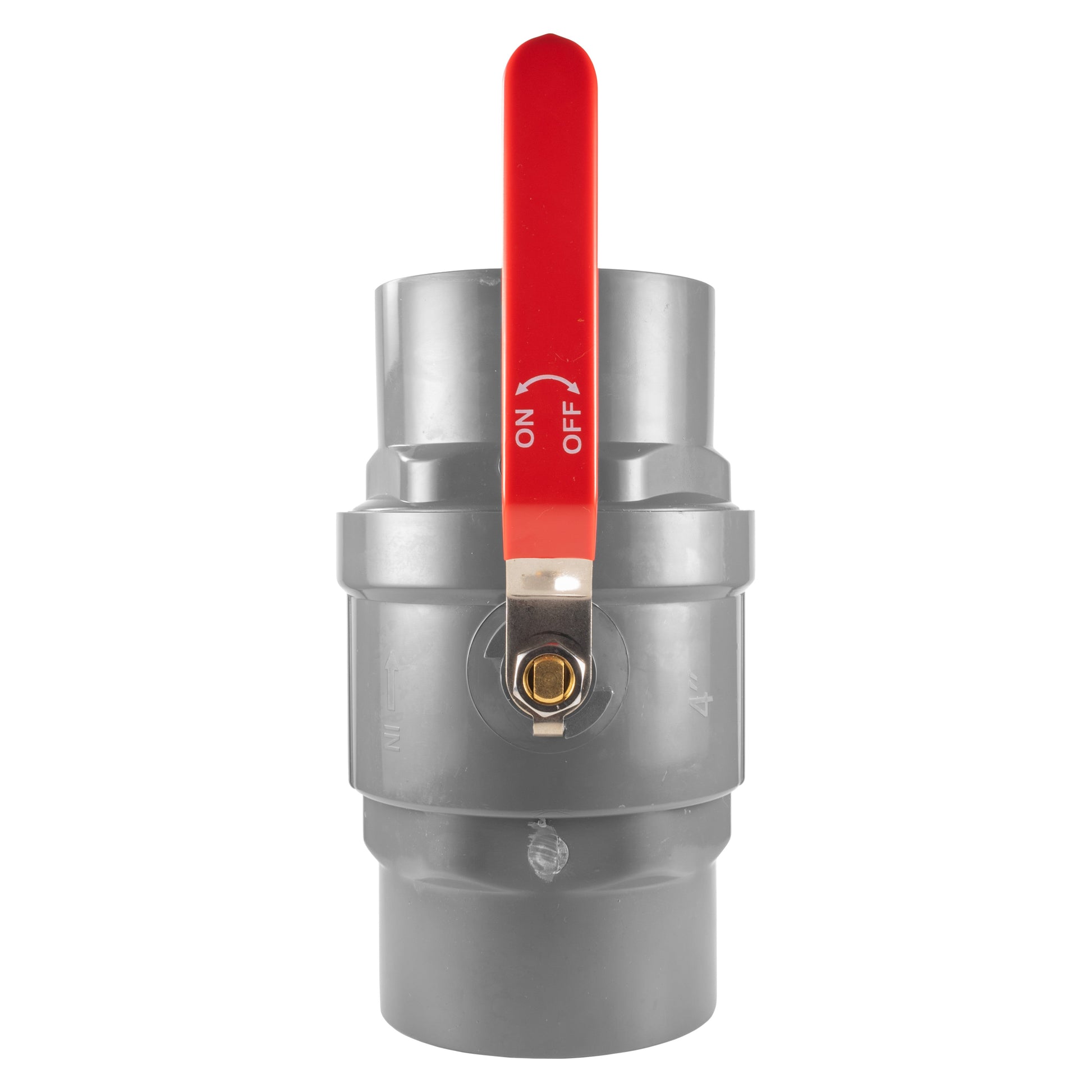 PP 4" BSPF Stopcock with Stainless Steel Ball Valve and Handle - Best4Trade-Retail Tech Hose & Fittings