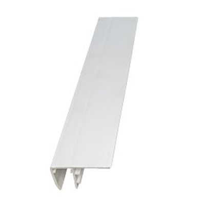 PVC F-Section (16mm) 3m - White - B4L Roofing