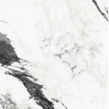Load image into Gallery viewer, Panda Marble Effect Gloss White / Black - All Sizes - Rino Tiles
