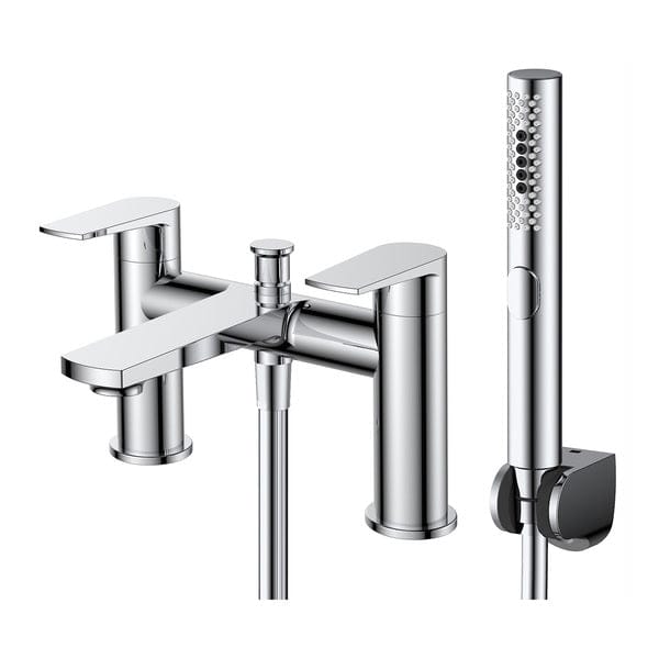 Pezzo Series Chrome Bath Shower Mixer - Aqua Bathrooms