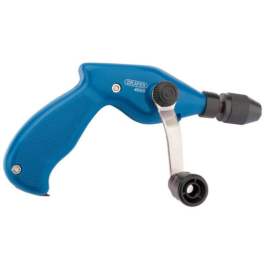 Pistol Grip Hand Drill - 8mm - 3/8" - Draper