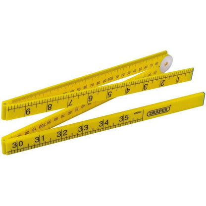 Draper Plastic Folding Ruler - Draper