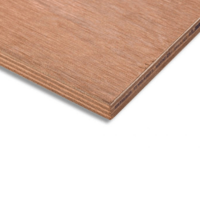 Chinese Hardwood QMark External Grade Plywood B/BB CE2+ 2440mm x 1220mm x 12mm - Build4less