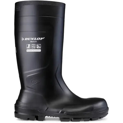 Protomaster 142pp Safety Wellington Black - All Sizes - Dunlop