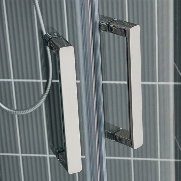 Purity Curved Quadrant Shower Enclosure with 2 Sliding Doors - Aquaglass Bathrooms