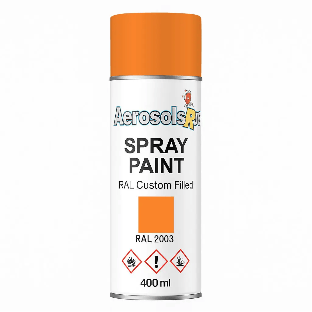 RAL 2003 Pastel Orange - 400ml Aerosol Spray Paint Any Finish - Tameside Paints & Supplies Ltd Oranges