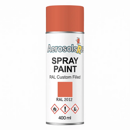 RAL 2012 Salmon Orange - 400ml Aerosol Spray Paint Any Finish - Tameside Paints & Supplies Ltd Oranges