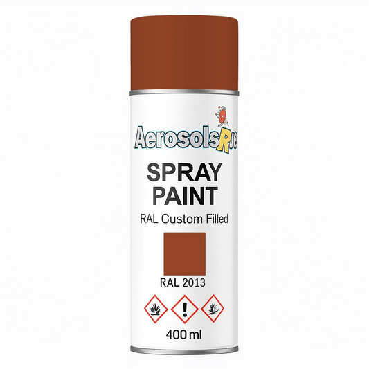 RAL 2013 Pearl Orange - 400ml Aerosol Spray Paint Any Finish - Tameside Paints & Supplies Ltd Oranges