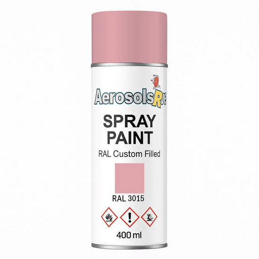 RAL 3015 Light pink - 400ml Aerosol Spray Paint Any Finish - Tameside Paints & Supplies Ltd Reds and Purples