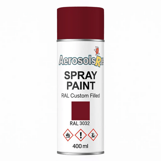 RAL 3032- 400ml Aerosol Spray Paint Any Finish - Tameside Paints & Supplies Ltd Reds and Purples