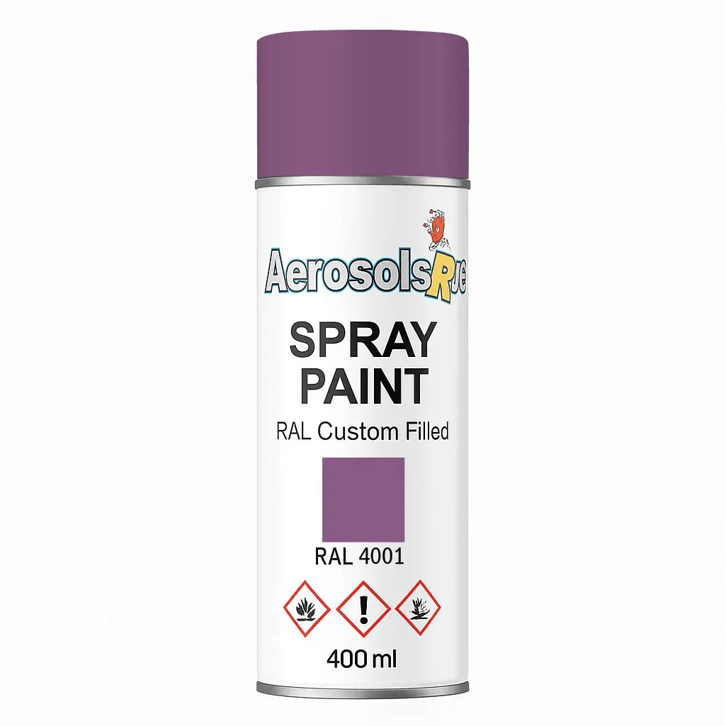 RAL 4001- 400ml Aerosol Spray Paint Any Finish - Tameside Paints & Supplies Ltd Violets