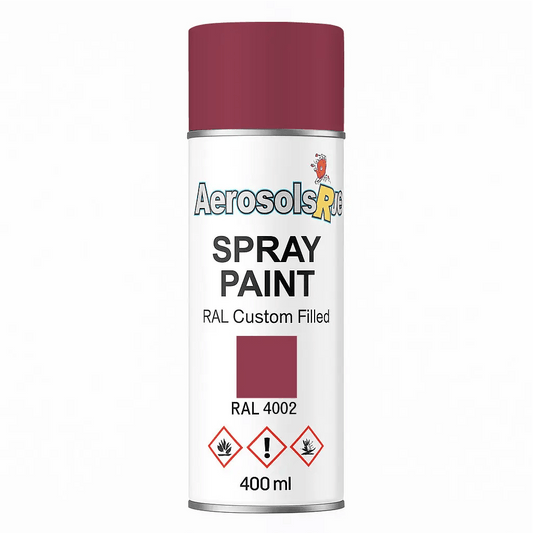 RAL 4002- 400ml Aerosol Spray Paint Any Finish - Tameside Paints & Supplies Ltd Violets