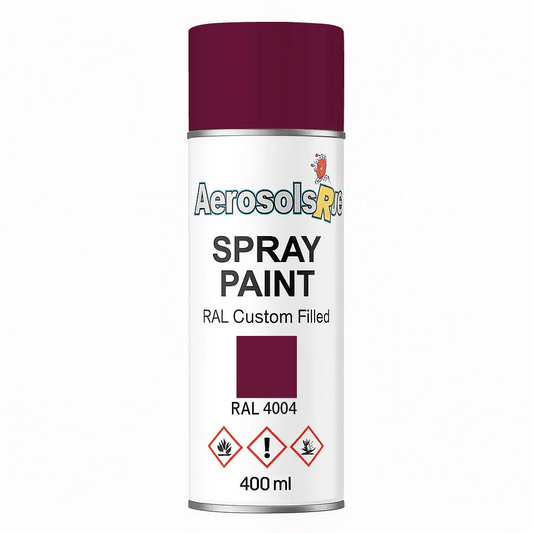 RAL 4004- 400ml Aerosol Spray Paint Any Finish - Tameside Paints & Supplies Ltd Violets
