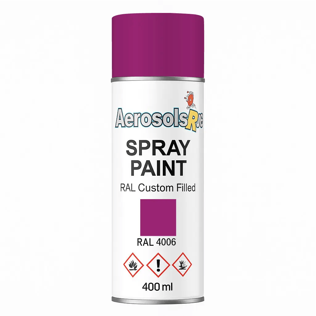 RAL 4006- 400ml Aerosol Spray Paint Any Finish - Tameside Paints & Supplies Ltd Violets