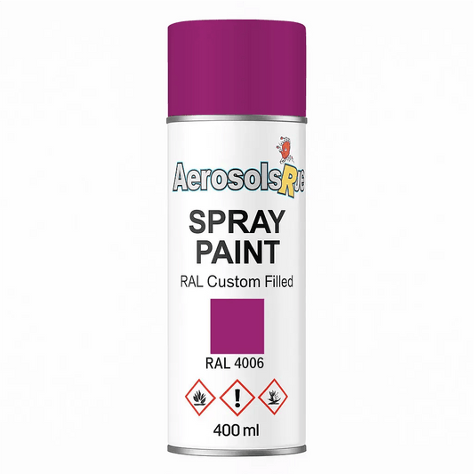 RAL 4006- 400ml Aerosol Spray Paint Any Finish - Tameside Paints & Supplies Ltd Violets