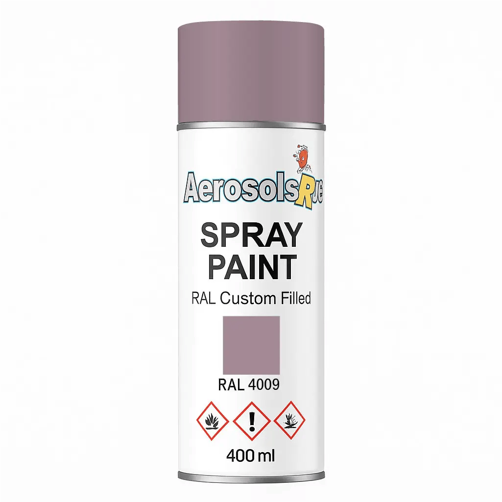 RAL 4009 Pastel Violet- 400ml Aerosol Spray Paint Any Finish - Tameside Paints & Supplies Ltd Violets