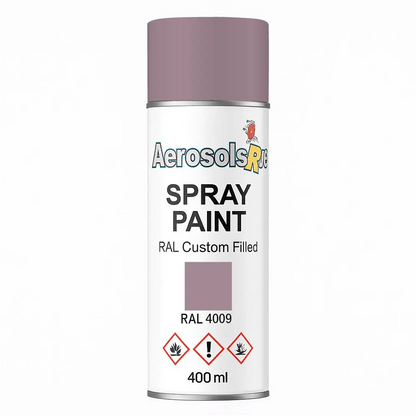 RAL 4009 Pastel Violet- 400ml Aerosol Spray Paint Any Finish - Tameside Paints & Supplies Ltd Violets