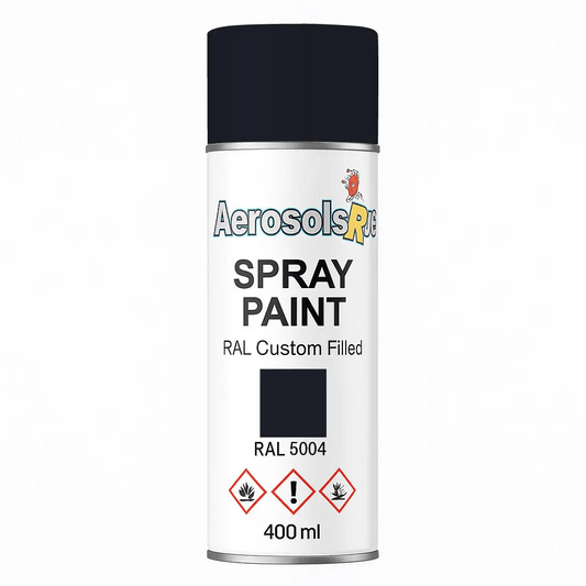 RAL 5004- 400ml Aerosol Spray Paint Any Finish - Tameside Paints & Supplies Ltd Blues