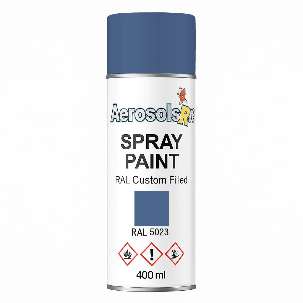 RAL 5023 - 400ml Aerosol Spray Paint Any Finish - Tameside Paints & Supplies Ltd Blues