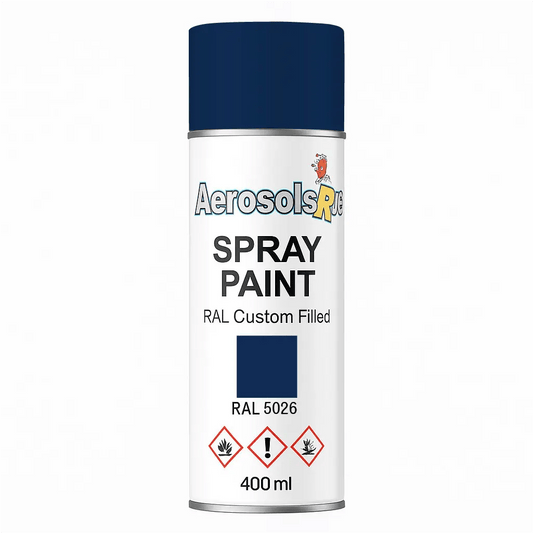 RAL 5026 - 400ml Aerosol Spray Paint Any Finish - Tameside Paints & Supplies Ltd Blues