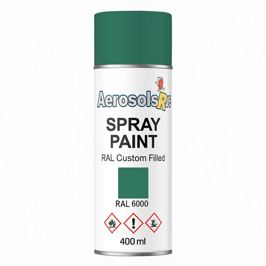 RAL 6000 - 400ml Aerosol Spray Paint Any Finish - Tameside Paints & Supplies Ltd Greens