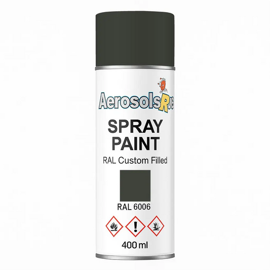 RAL 6006 - 400ml Aerosol Spray Paint Any Finish