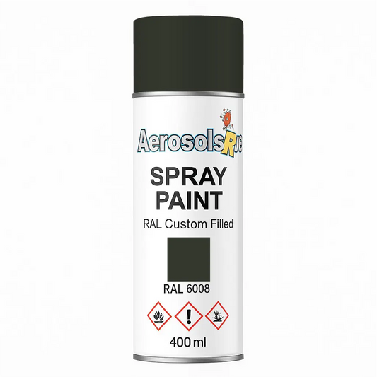 RAL 6008- 400ml Aerosol Spray Paint Any Finish