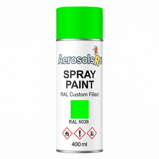 RAL 6038- 400ml Aerosol Spray Paint Any Finish