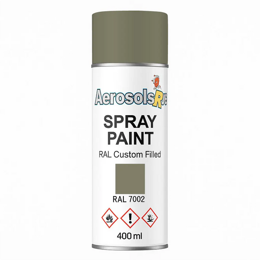RAL 7002- 400ml Aerosol Spray Paint Any Finish