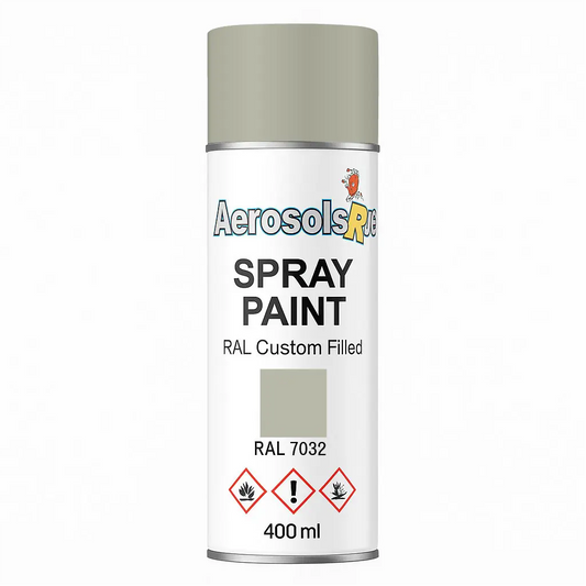 RAL 7032- 400ml Aerosol Spray Paint Any Finish
