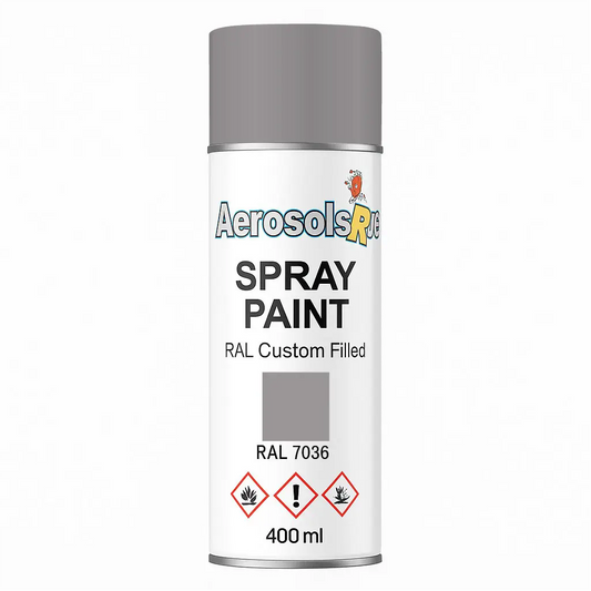 RAL 7036- 400ml Aerosol Spray Paint Any Finish