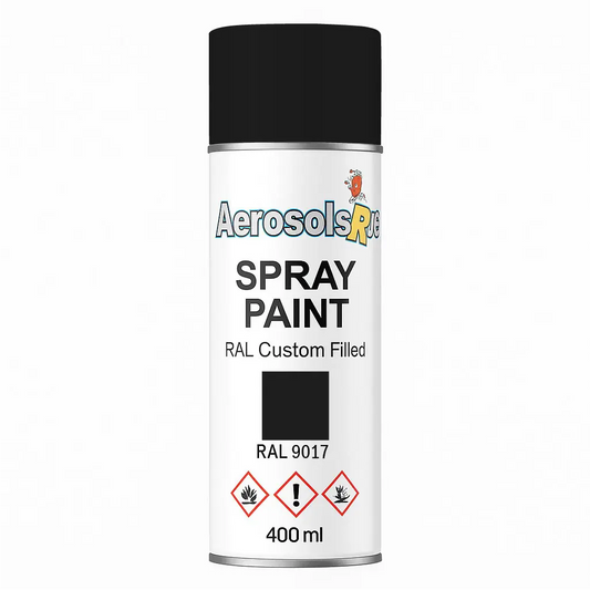 RAL 9017- 400ml Aerosol Spray Paint Any Finish