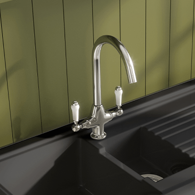 Elbe Monobloc Kitchen Mixer Tap - Reginox