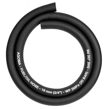 Rubber 19mm Braided Fuel, Oil Hose SAE J30 R6 - Best4Trade-Retail Tech Hose & Fittings