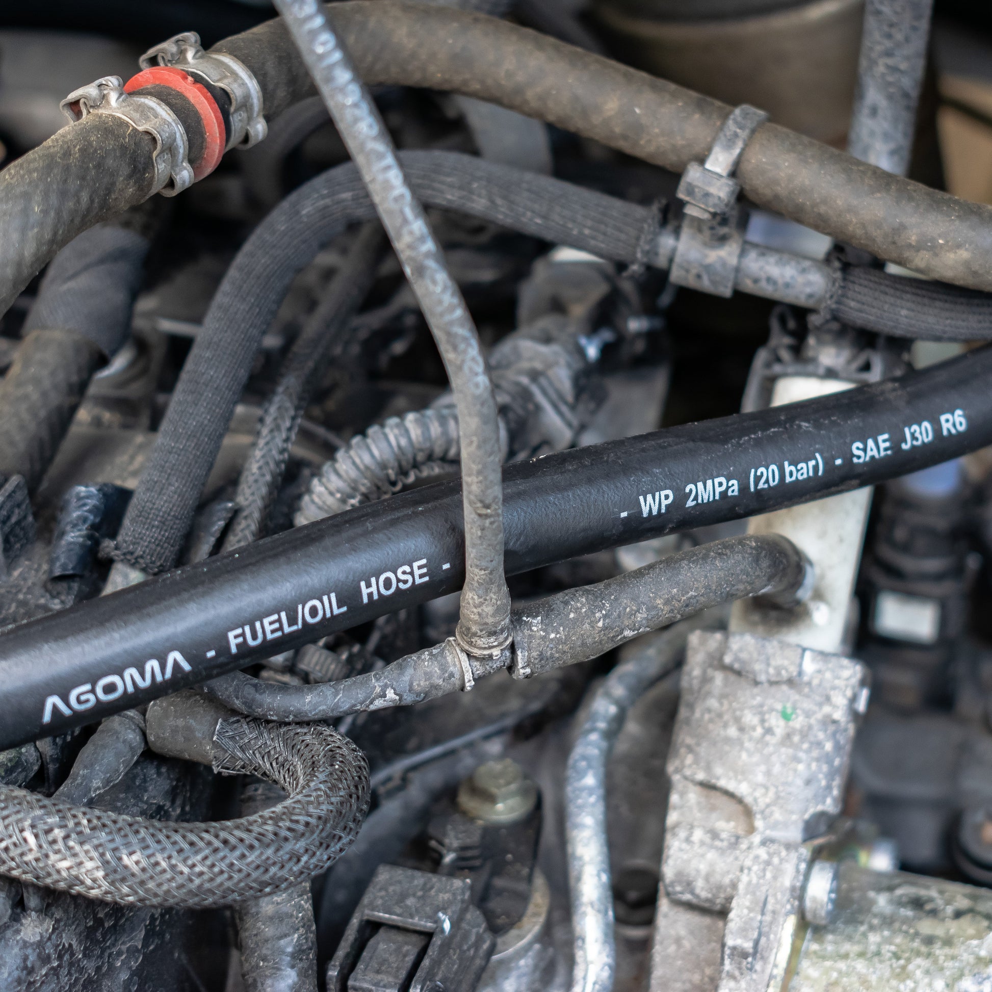 Rubber 4mm Braided Fuel, Oil Hose SAE J30 R6 - Best4Trade-Retail Tech Hose & Fittings