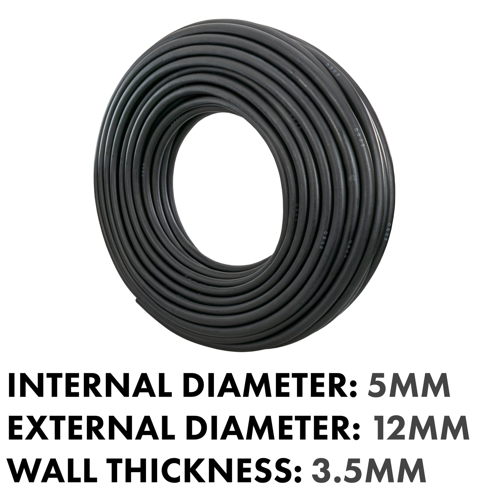 Rubber 5mm Braided Fuel, Oil Hose SAE J30 R6 - Best4Trade-Retail Tech Hose & Fittings