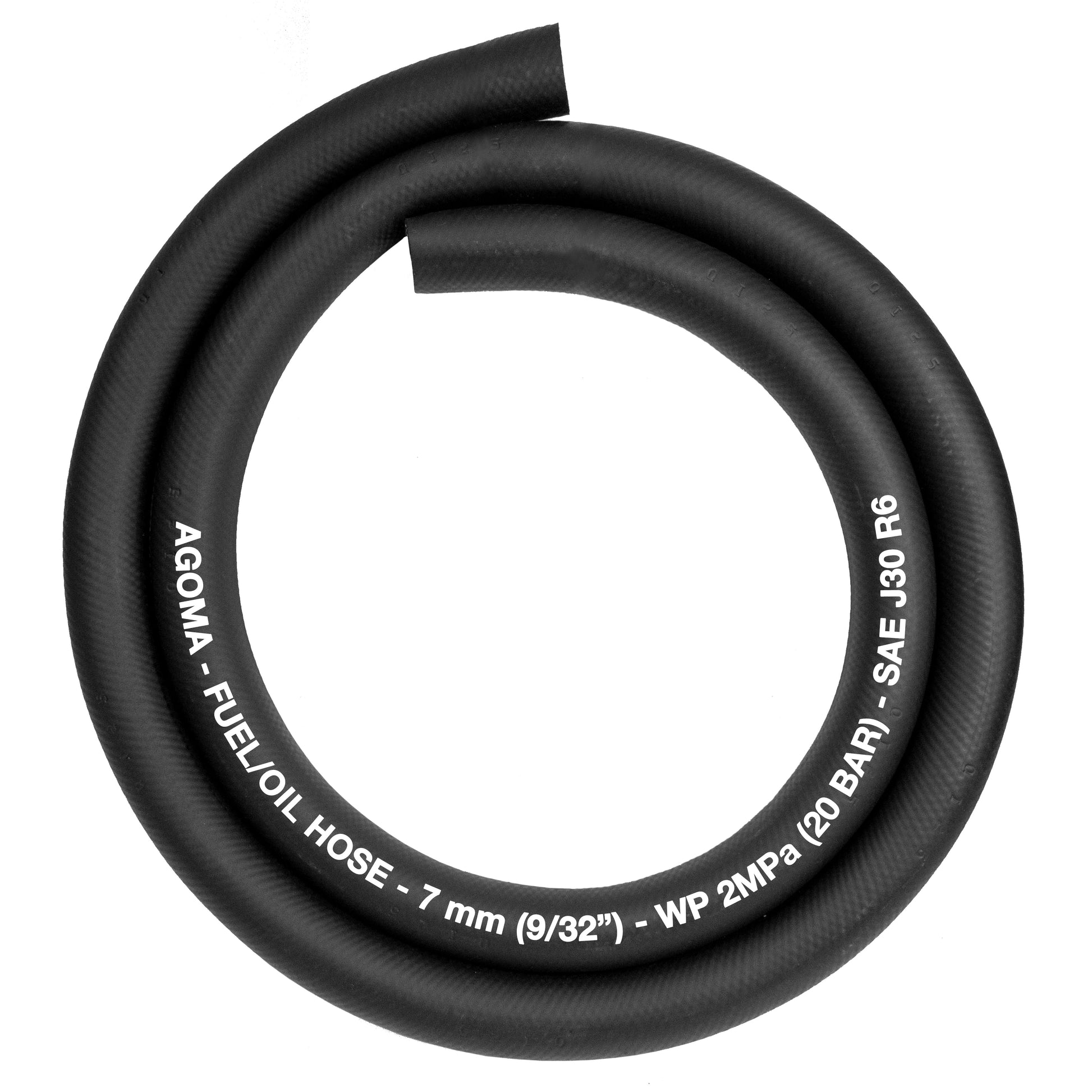 Rubber 7mm Braided Fuel, Oil Hose SAE J30 R6 - Best4Trade-Retail Tech Hose & Fittings