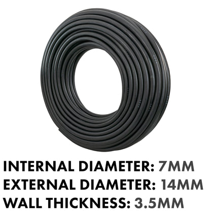 Rubber 7mm Braided Fuel, Oil Hose SAE J30 R6 - Best4Trade-Retail Tech Hose & Fittings