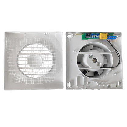 Through Wall Ventilation Kit RICO Timer Switch Fan with White External Vent - Best4Trade-Retail OTHER