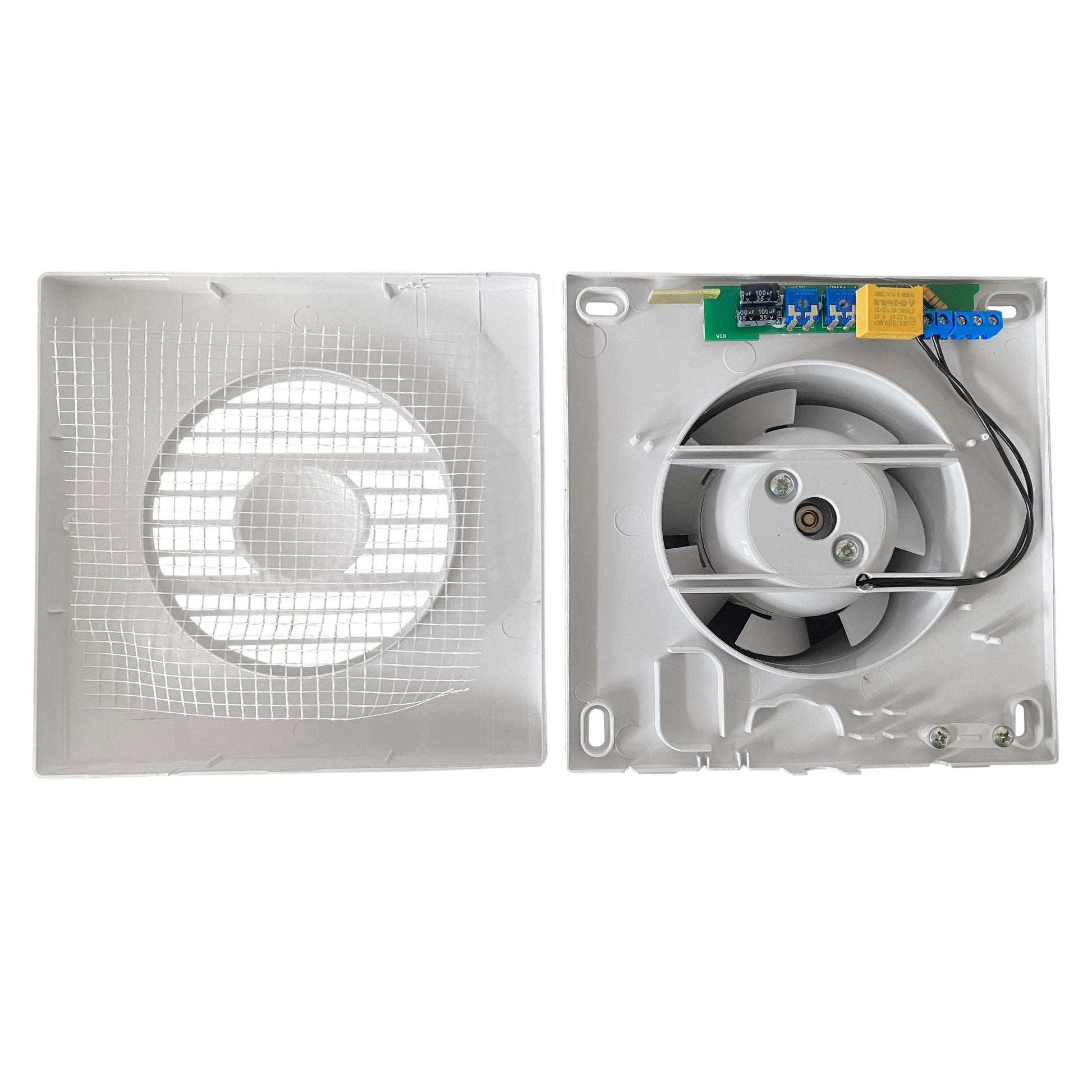 Through Wall Ventilation Kit RICO Timer Switch Fan with Brown External Vent - Best4Trade-Retail OTHER