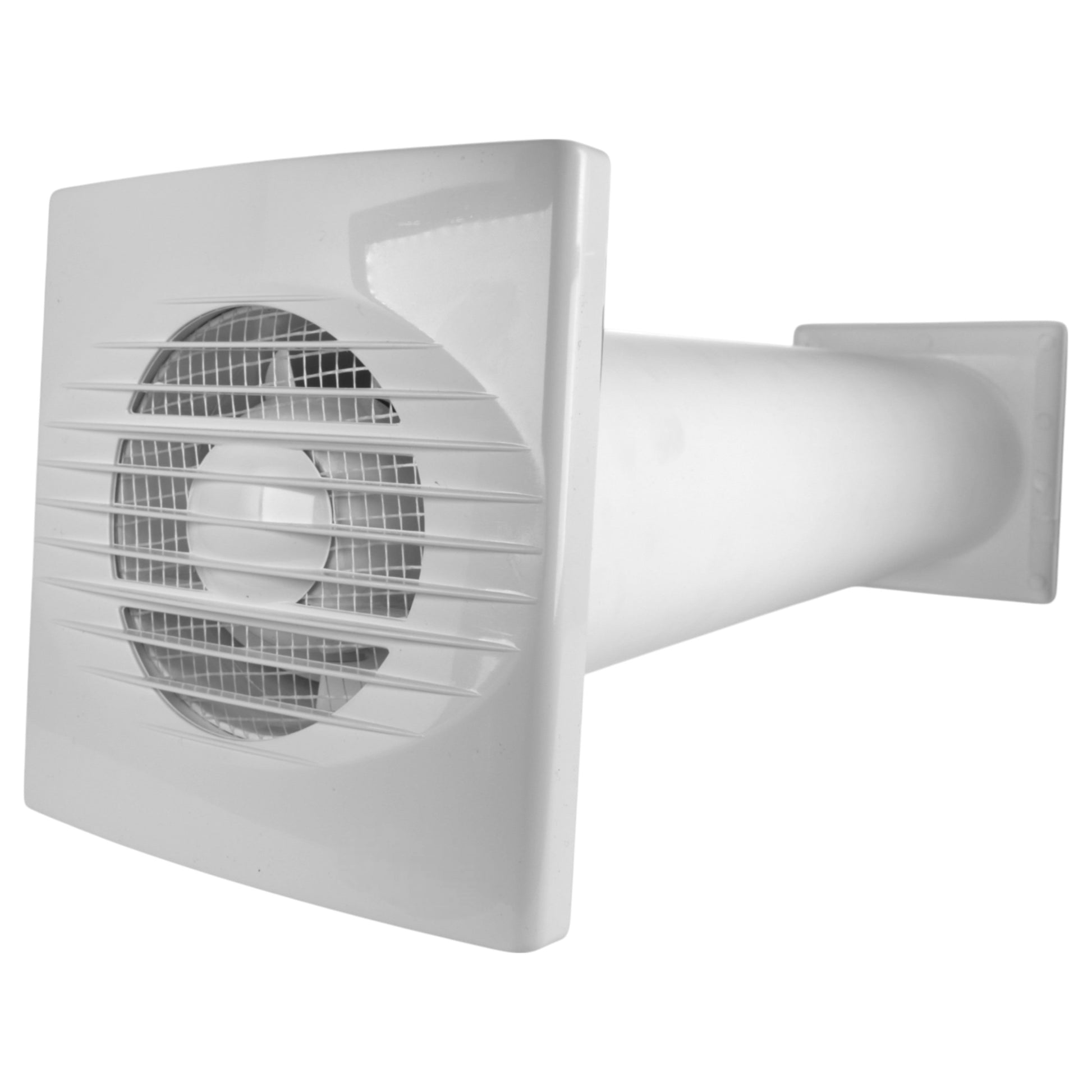 Through Wall Ventilation Kit RICO Timer Switch Fan with Brown External Vent - Best4Trade-Retail OTHER