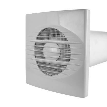 Through Wall Ventilation Kit RICO Timer and Humidistat Fan with Graphite External Vent - Best4Trade-Retail OTHER